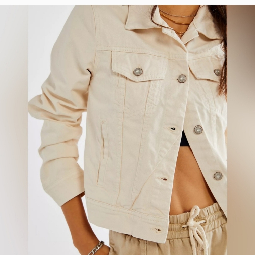 Free People Rumors Denim Jacket size S